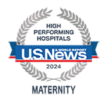 US News 2024 Maternity badge